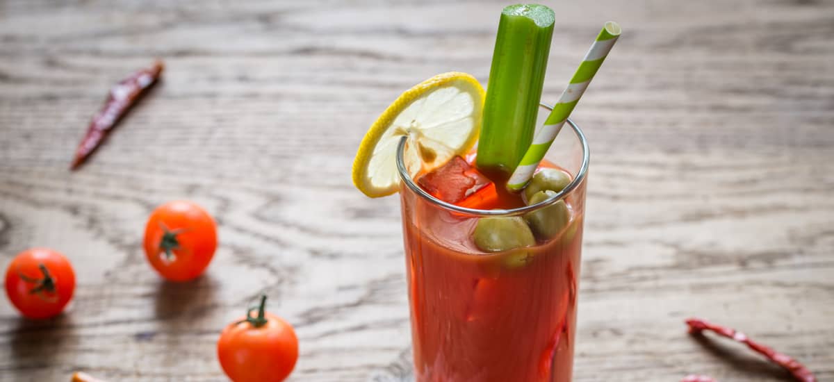 Cocktail mit Tomatensaft original Bloody Mary Rezept
